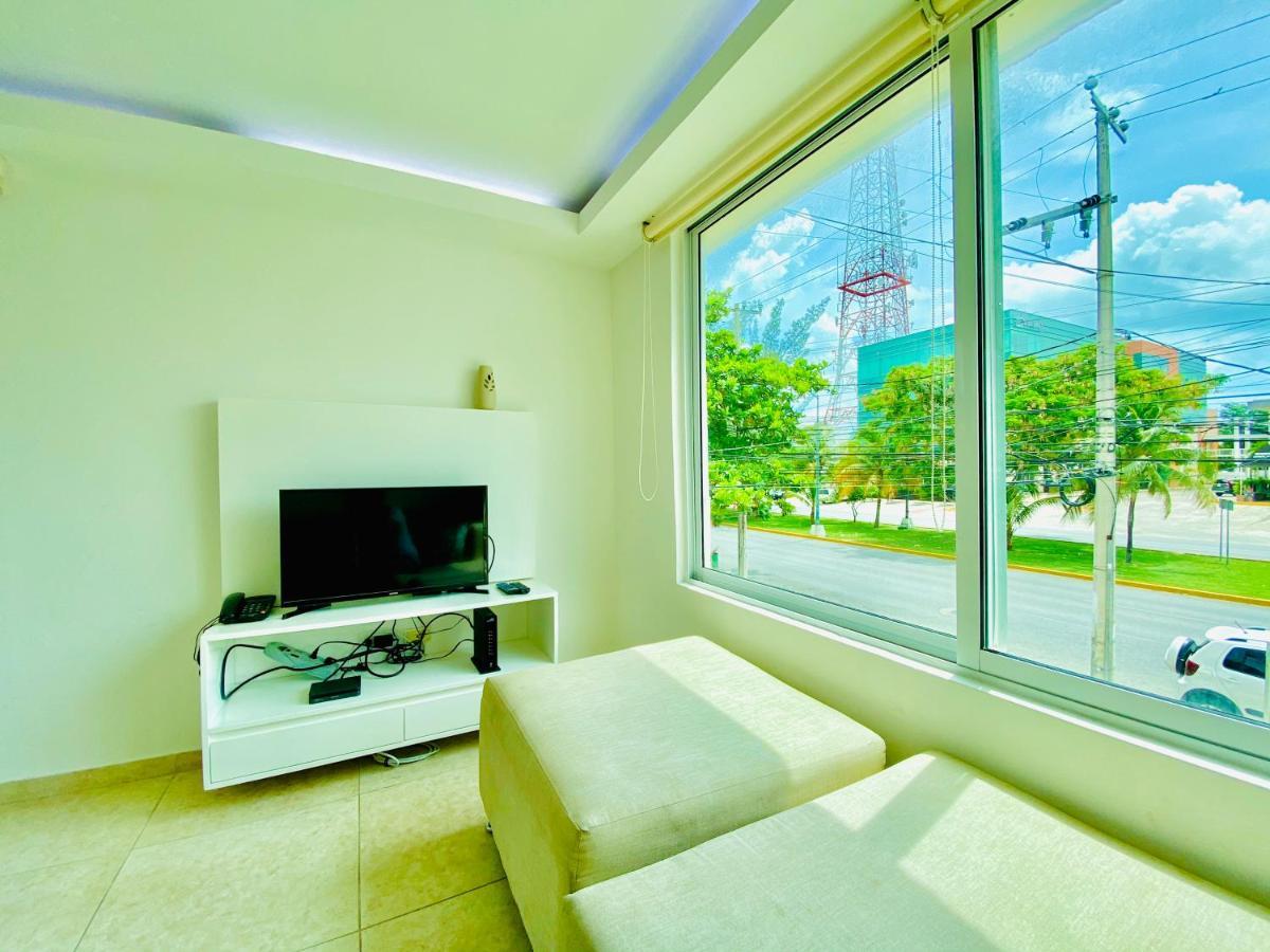 Apartamento Calido Y Moderno En La Entrada De La Zona Hotelera แคนคูน ภายนอก รูปภาพ